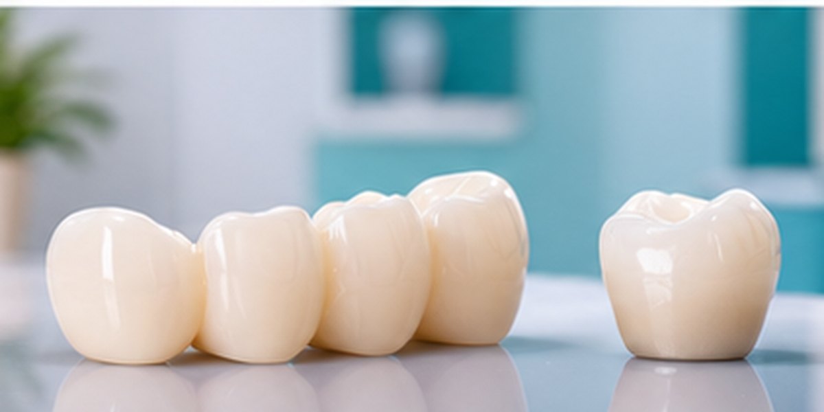 Ceramic dental bridge and crown for prosthetic dentistry