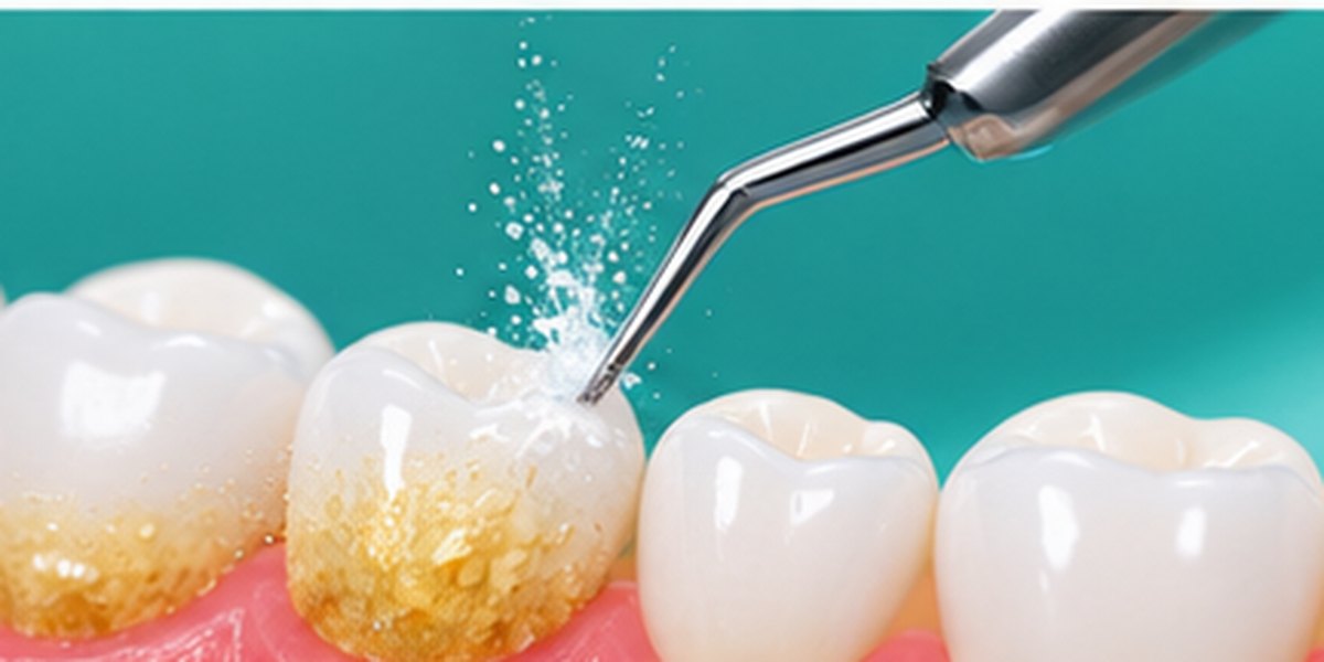 Ultrasonic teeth scaling and polishing at our Rawalpindi clinic