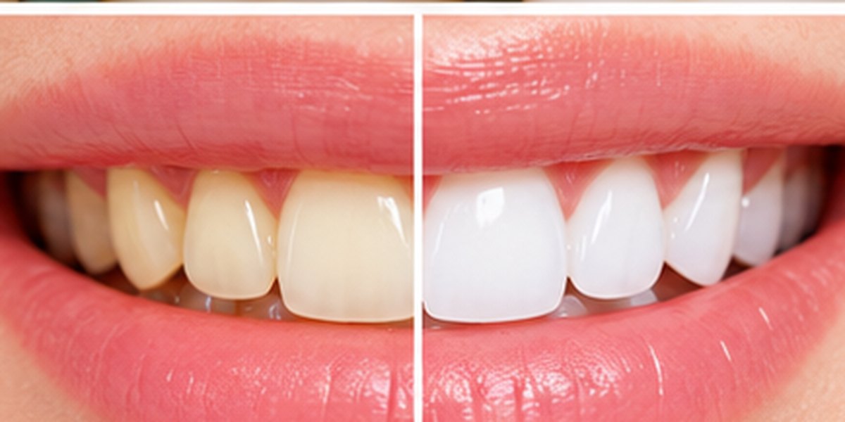 Bright smile after in-clinic teeth whitening in Rawalpindi